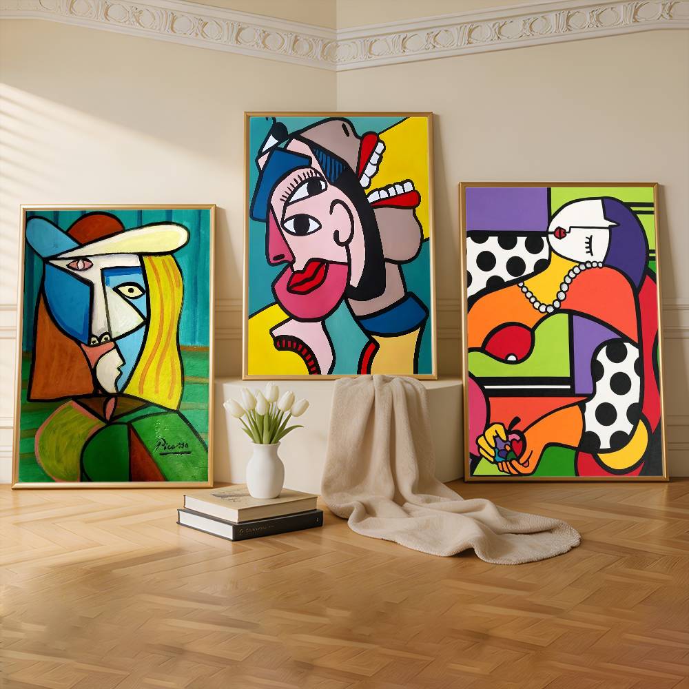 Commercial Wall Printing - Picasso Abstract Art Premium Self Adhesive
