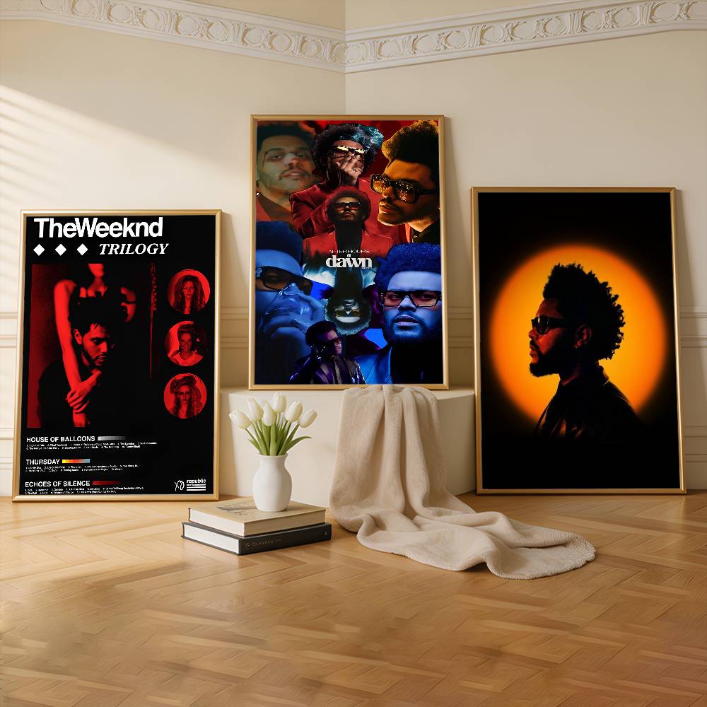 Commercial Wall Printing - Singer Album T-The W-Weeknd Premium Self