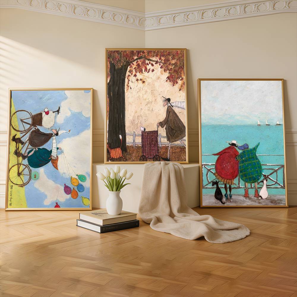 Commercial Wall Printing - Sam Toft Abstract Movie Premium Self