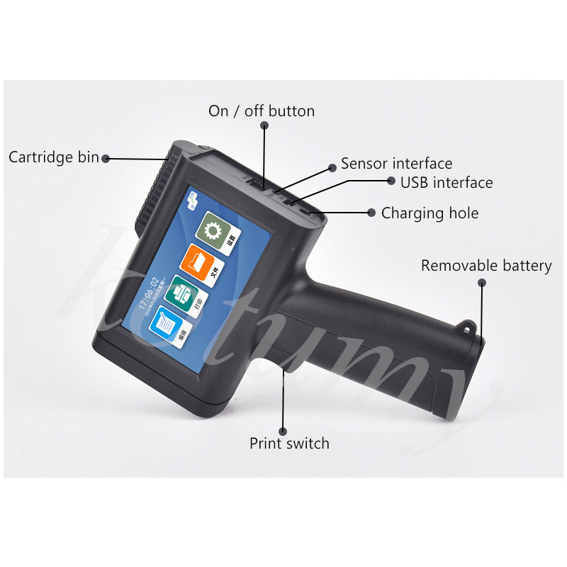 12.7mm Handheld Small Inkjet P - đánh giá và giá Commercial Printing Logo