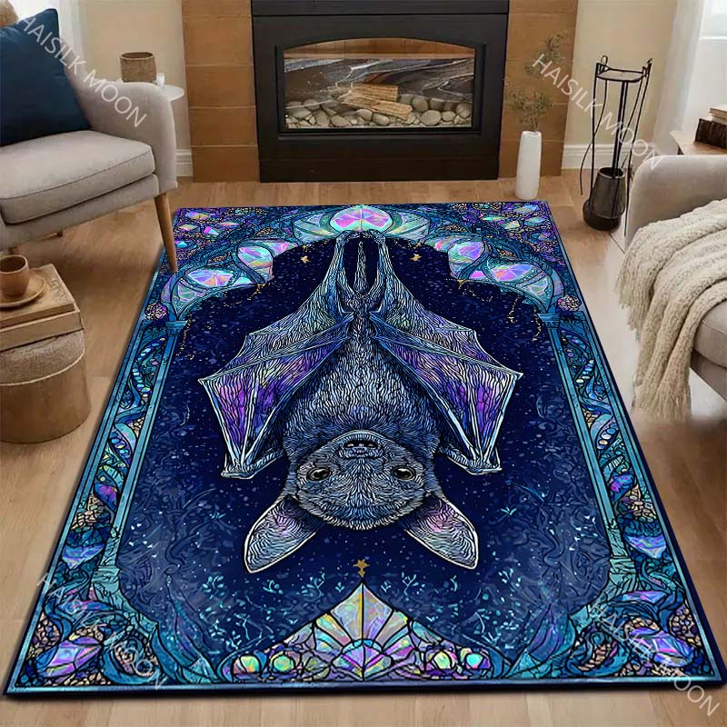1PC Bat Glass Art Print Carpet - đánh giá và giá Commercial Glass Printing