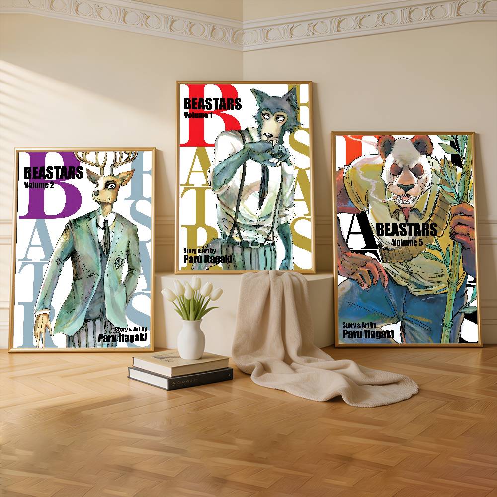 Anime B-Beastars Premium Self  - đánh giá và giá Commercial Wall Printing