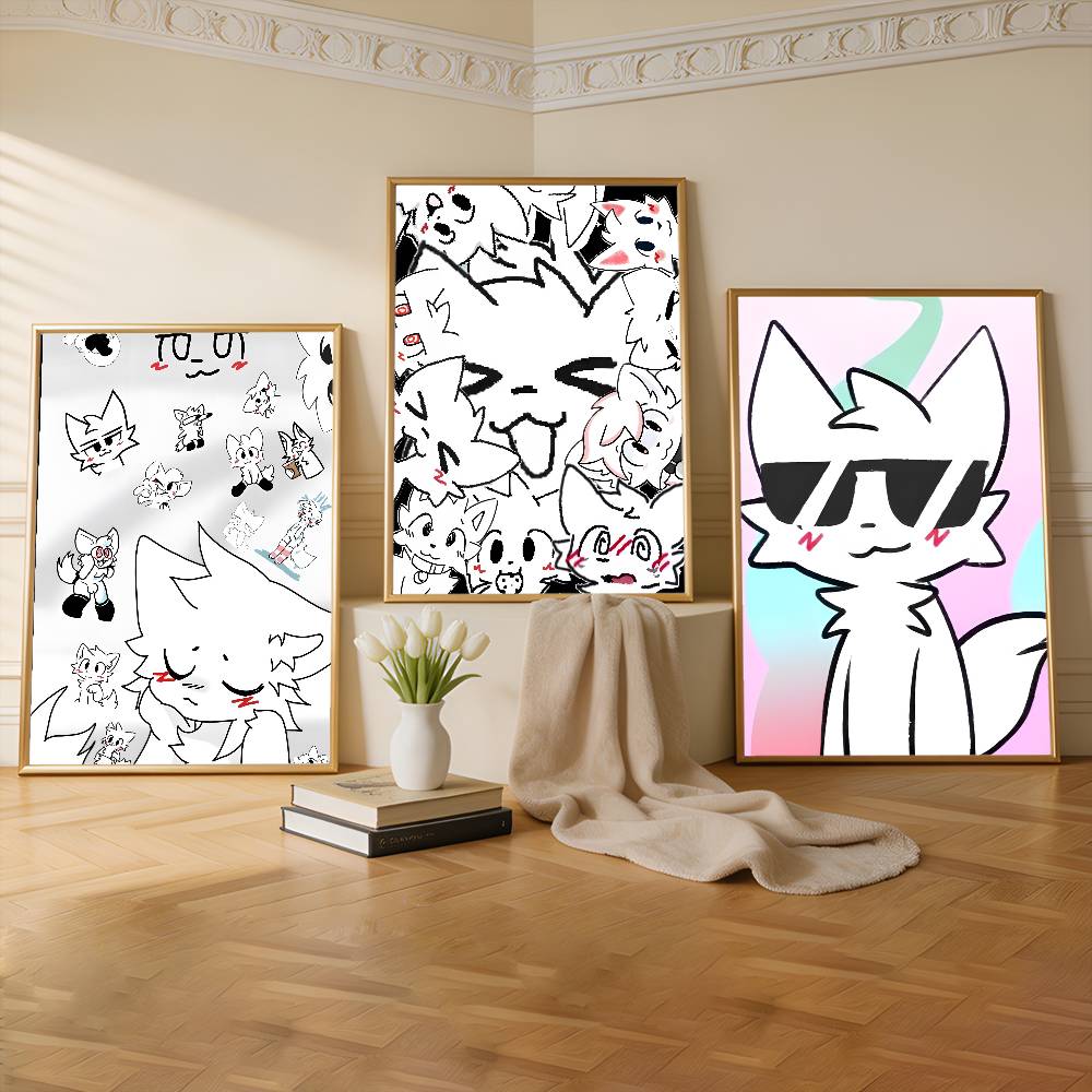 Boykisser Silly Cat Cute Premi - đánh giá và giá Commercial Wall Printing