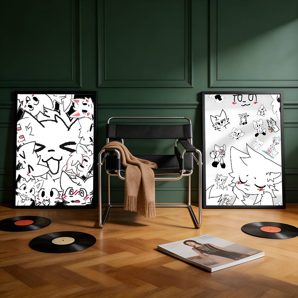 Boykisser Silly Cat Cute Premi - đánh giá và giá Commercial Wall Printing