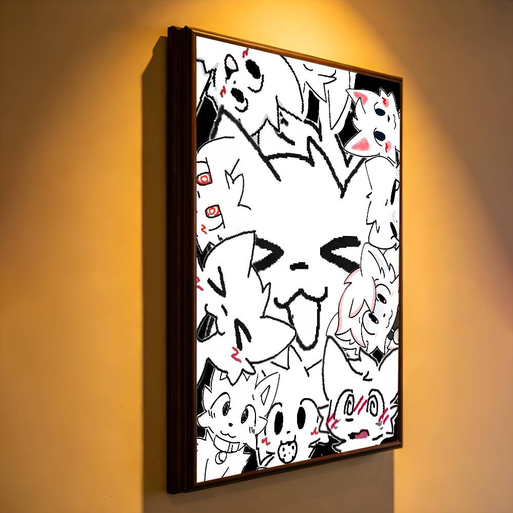 Boykisser Silly Cat Cute Premi - đánh giá và giá Commercial Wall Printing
