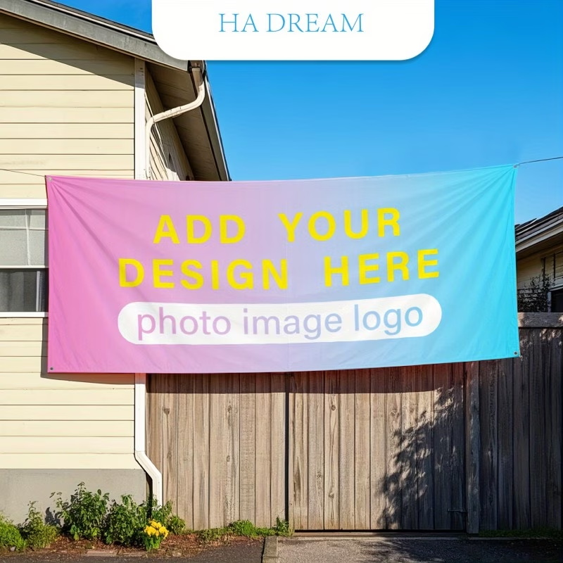 Any Size Custom Banner Flag Lo - đánh giá và giá Commercial Printing Logo