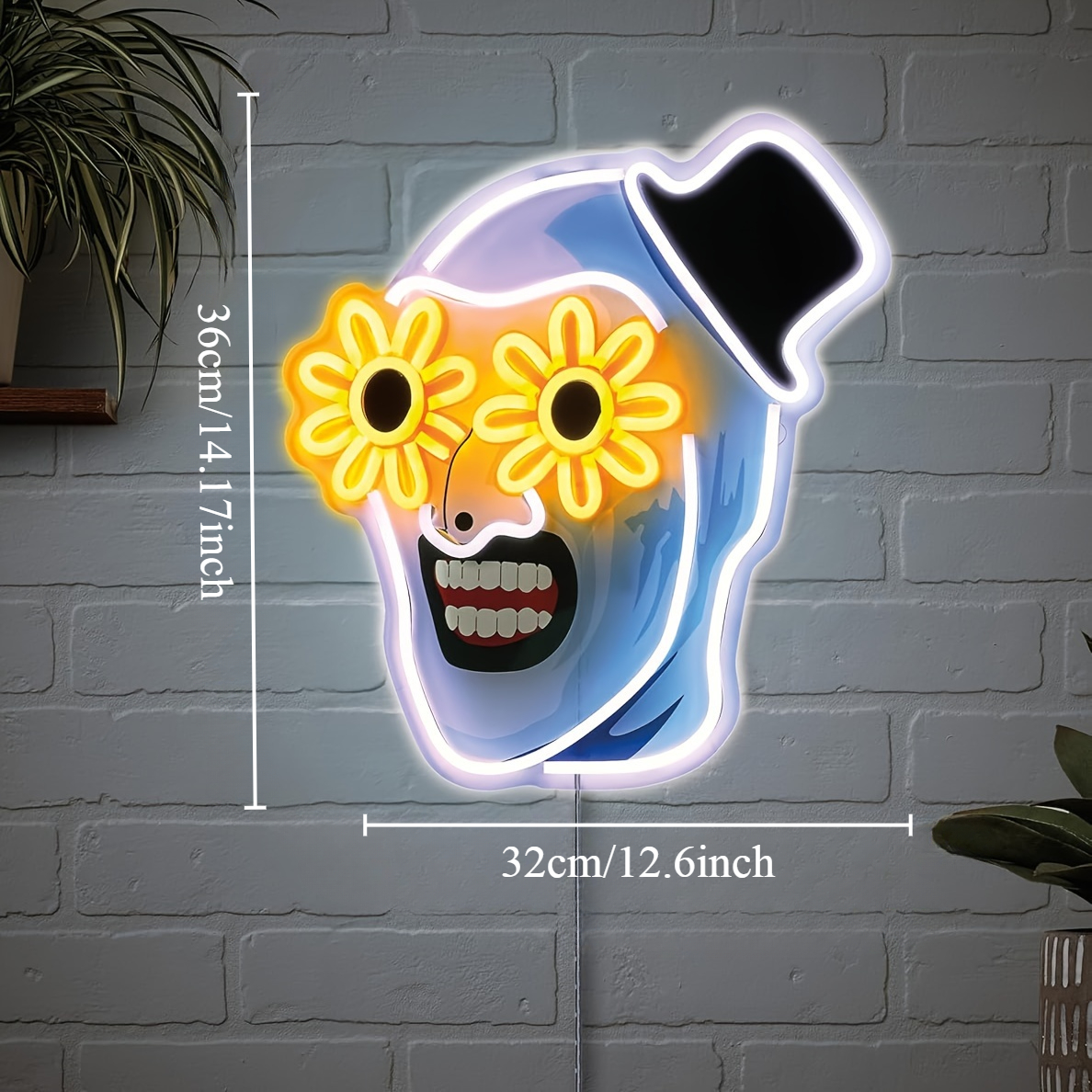 Terrifier UV Printed Neon Sign - đánh giá và giá Commercial Wall Printing