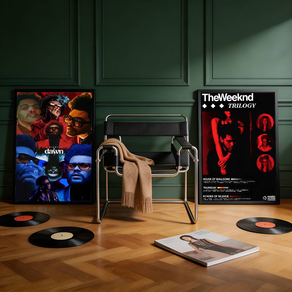 Singer Album T-The W-Weeknd Pr - đánh giá và giá Commercial Wall Printing