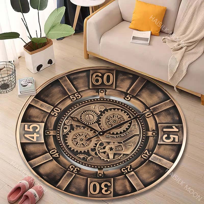 1PC Vintage gear wall clock fa - đánh giá và giá Commercial Wall Printing