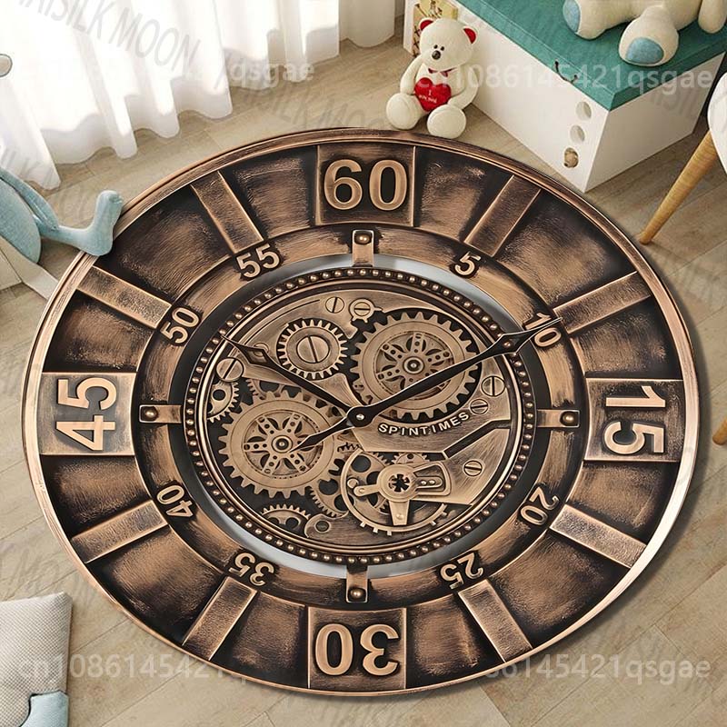 1PC Vintage gear wall clock fa - đánh giá và giá Commercial Wall Printing